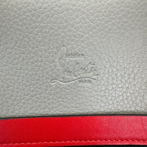 Christian Louboutin Trictrac Portfolio Leather Stud Spike Bag - Picture 4 of 12